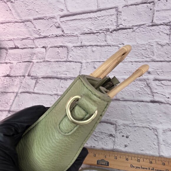 Anthropologie Womens Tote Bag Purse Wicker Handled Boho Crossbody Detachable Str - Picture 9 of 11